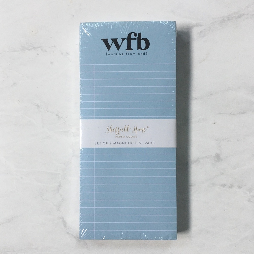🌺4 Items 25$🌺 Sheffield Home Notepad Set - Magnets on Back - IDK - WFB NWT